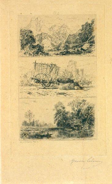 Vallée d'Aspe, Pyrénées, A Séville et Scène de rivière ; Exemples de travaux divers et de morsures