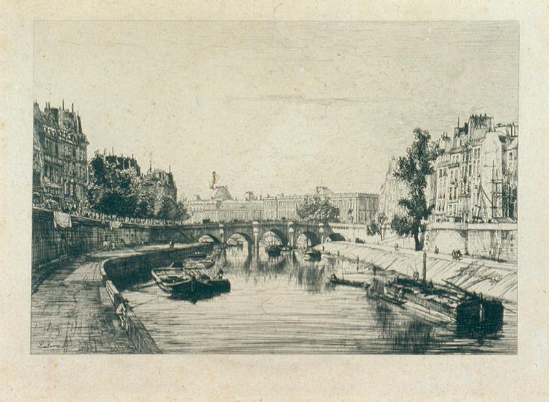 Vue prise du Pont Saint-Michel