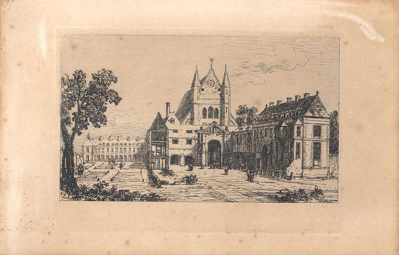 La maison de l'Oratoire d'après une ancienne estampe