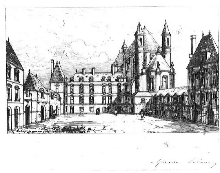 La maison de l'Oratoire d'après une ancienne estampe