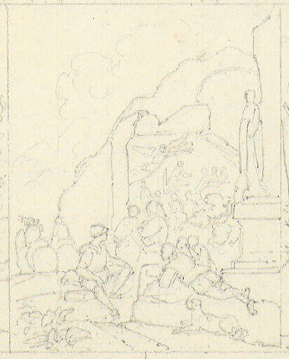 Ruines avec figures