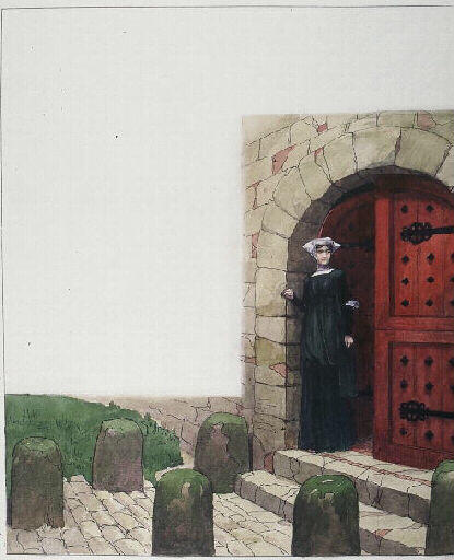 Cendrillet, le mage et Candida ; Illustration d'un conte de la Sabine