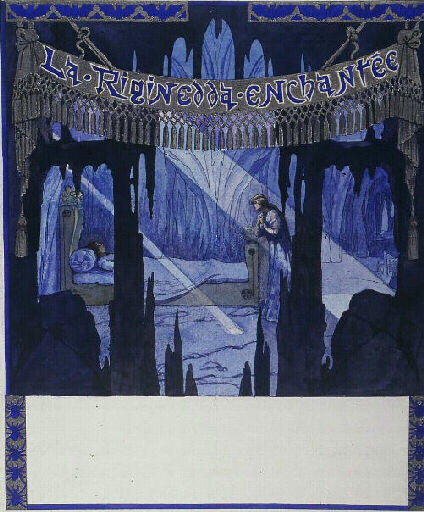 La Riginedda enchantée ; Illustration d'un conte de la Sabine