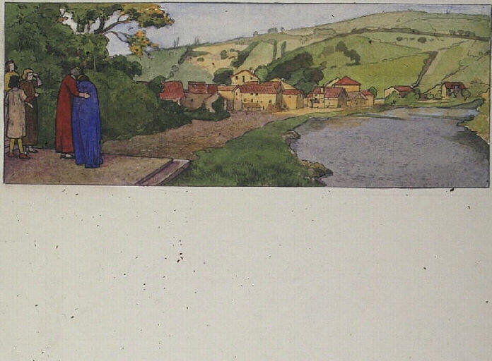 La Riginedda enchantée ; Illustration d'un conte de la Sabine