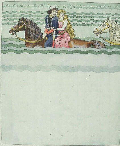 Bianca come la neve ; Illustration d'un conte de la Sabine