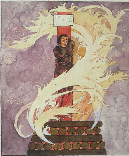 Bianca come la neve ; Illustration d'un conte de la Sabine