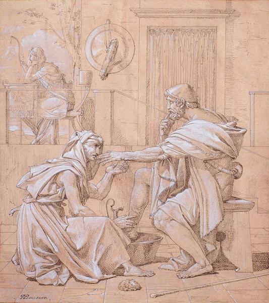 Ulysse reconnu par sa nourrice