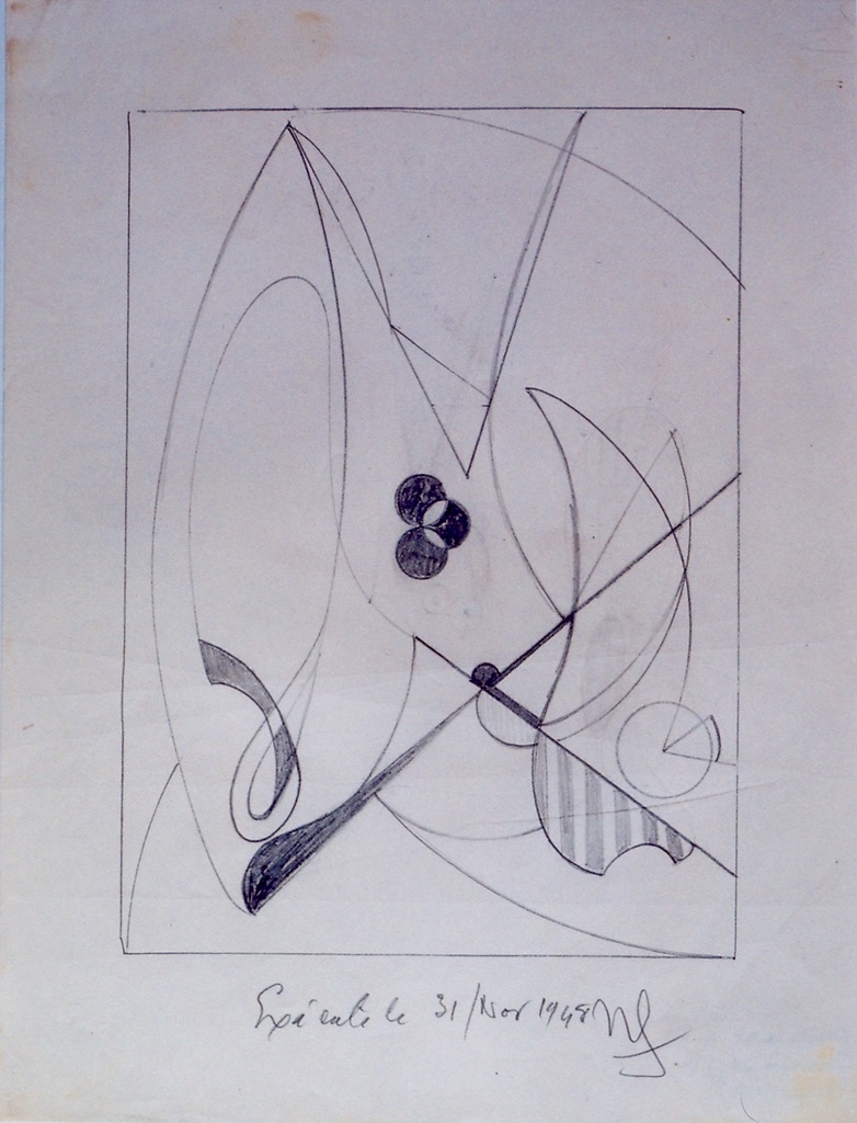 Etude pour une structure 31/11/1948