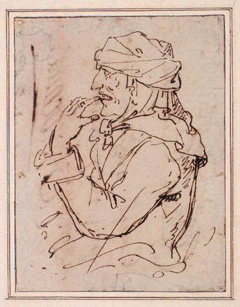 Portrait caricatural du citoyen Corcelles