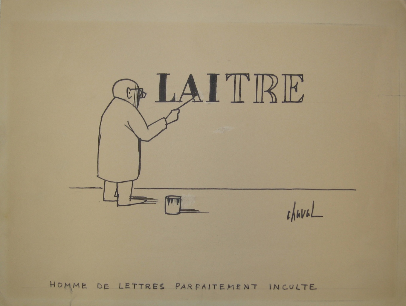 Homme de lettres parfaitement inculte