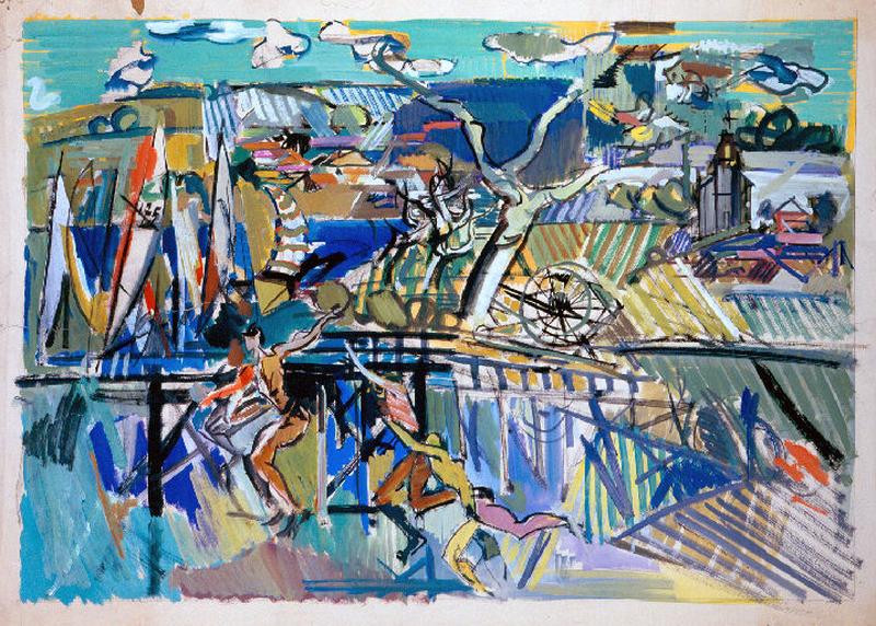 Etude pour la peinture murale Jeunesse (2)