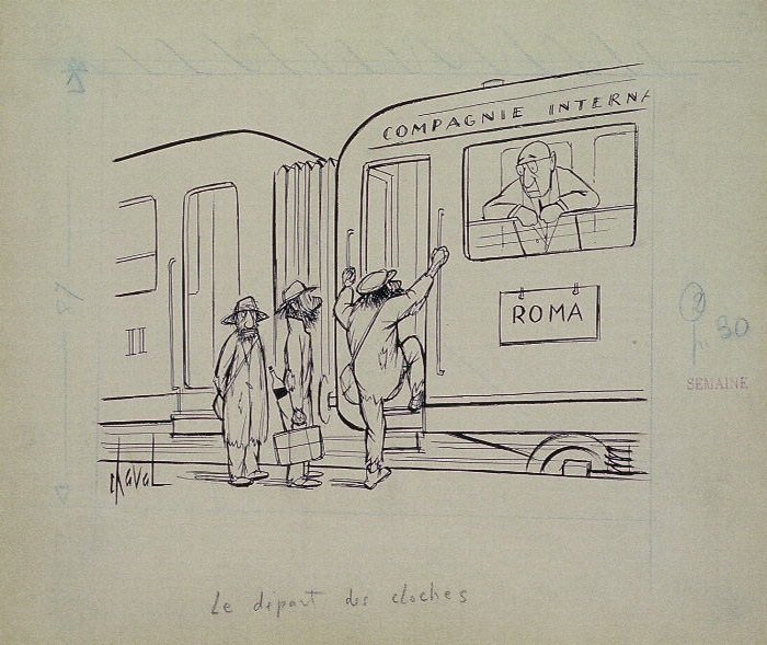 Le départ des cloches