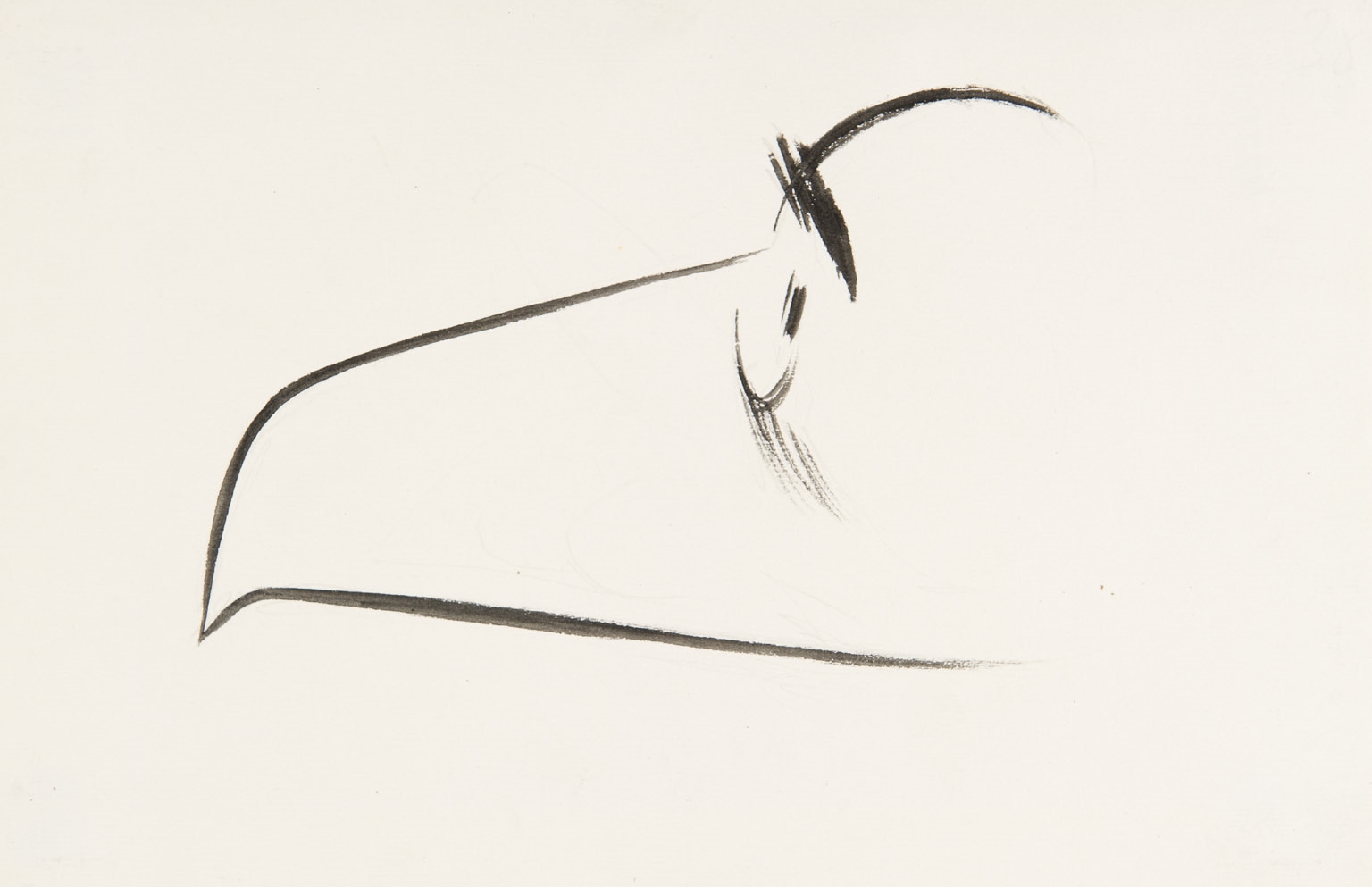 Sans titre ; Tête d'oiseau