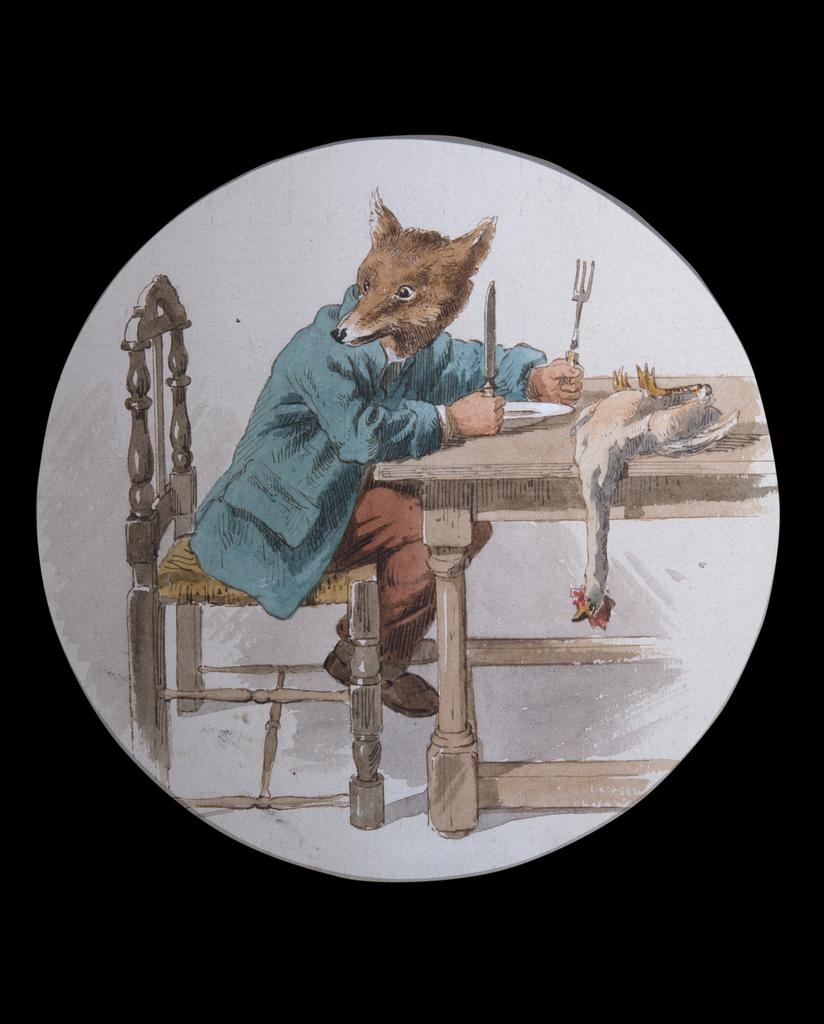 Le renard gourmand