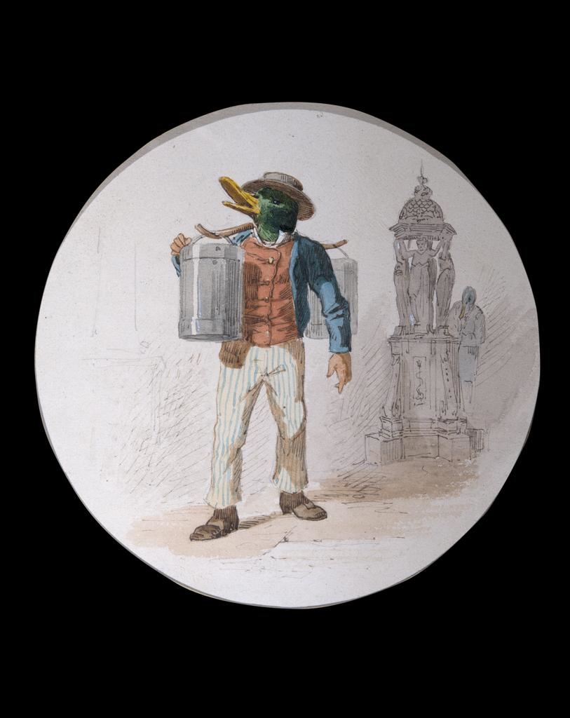 Le canard porteur d'eau