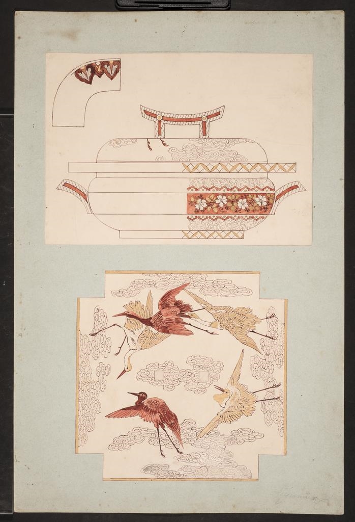 Projet de légumier, Service "rouge et or"