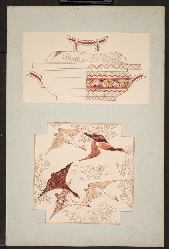 Projet de légumier, Service "rouge et or"