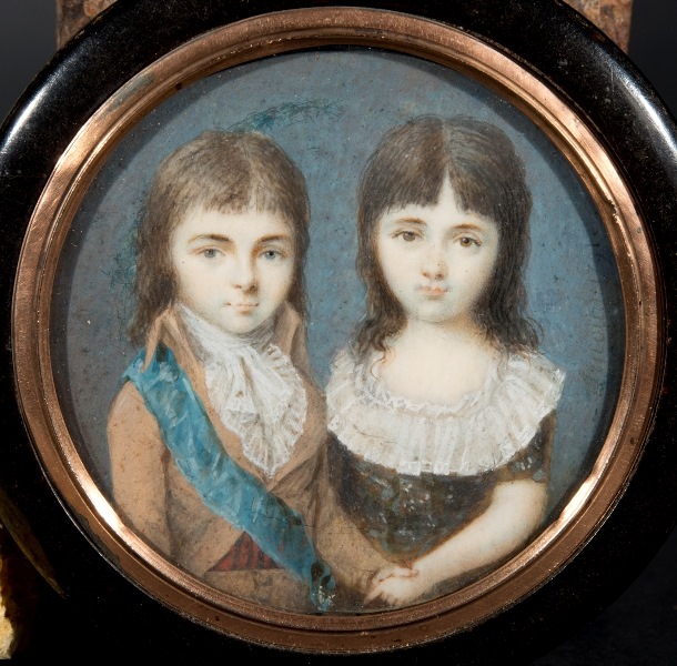 Portrait de Louis XVII et Madame Royale
