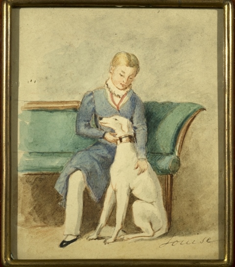 Portrait du duc de Bordeaux en pied