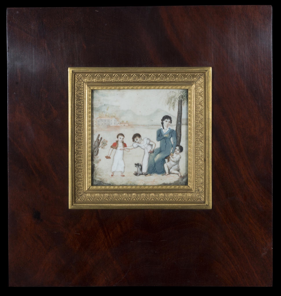Portrait de Madame Joseph Roubeau et ses enfants