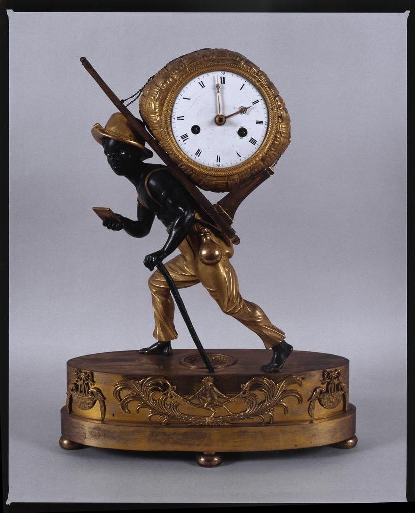 Pendule dite "au nègre"