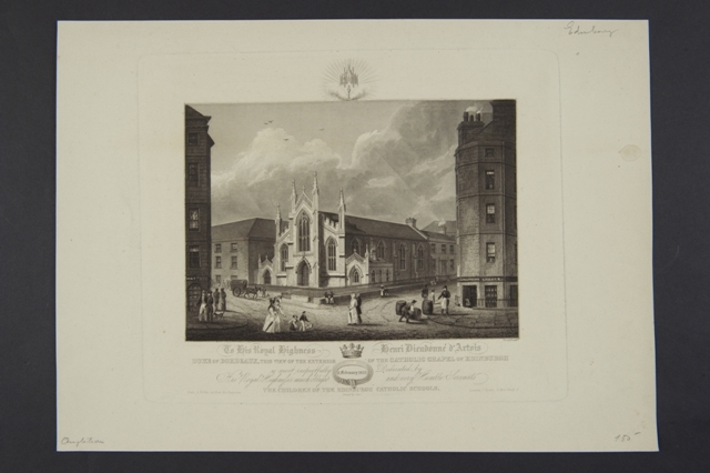 "His Royal Highness Henry, Duke of Bordeaux" ; Vue d'Edimbourg