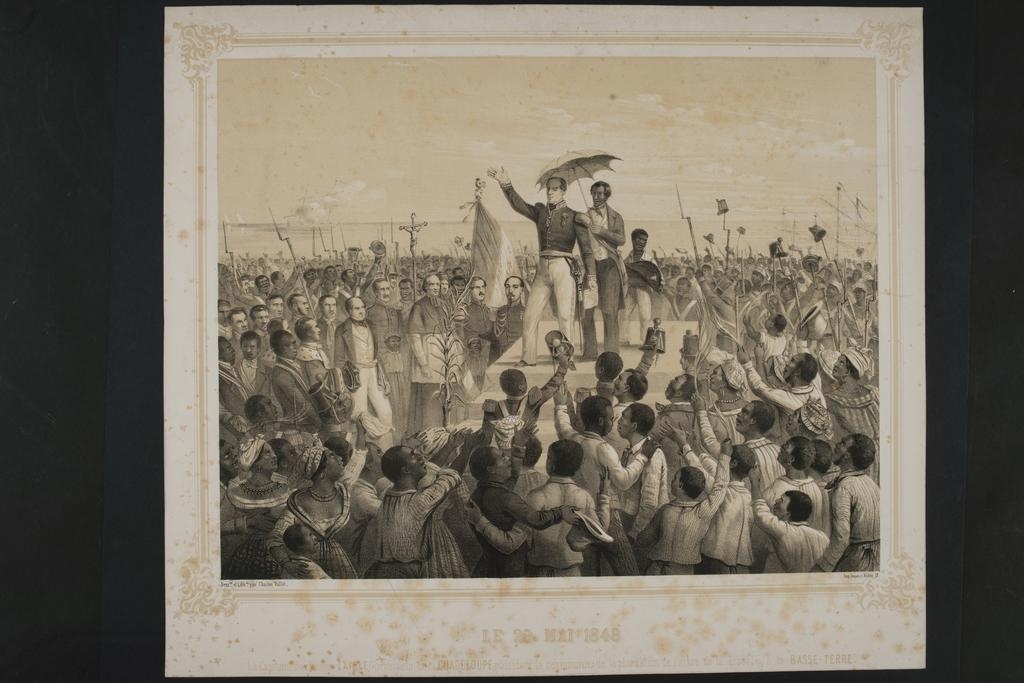 "Le 29 Mai 1848" ; Vue de la Guadeloupe