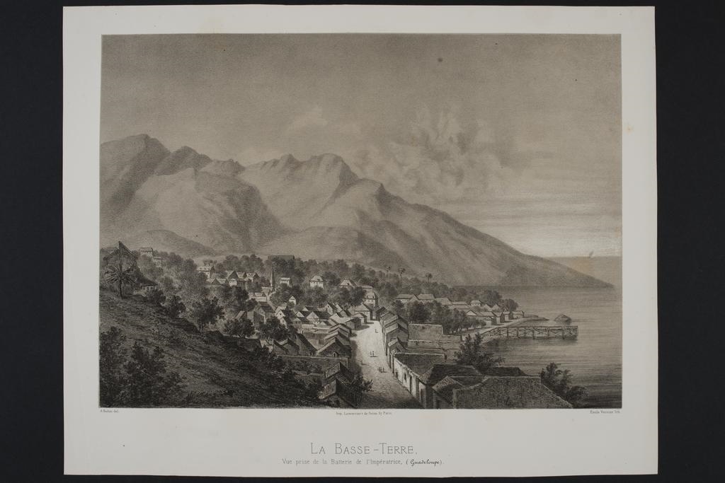 "La Basse-Terre" ; Vue de la Guadeloupe