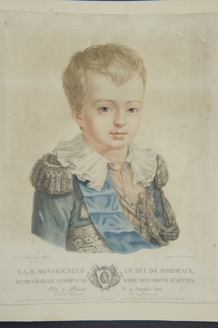 Portrait du duc de Bordeaux
