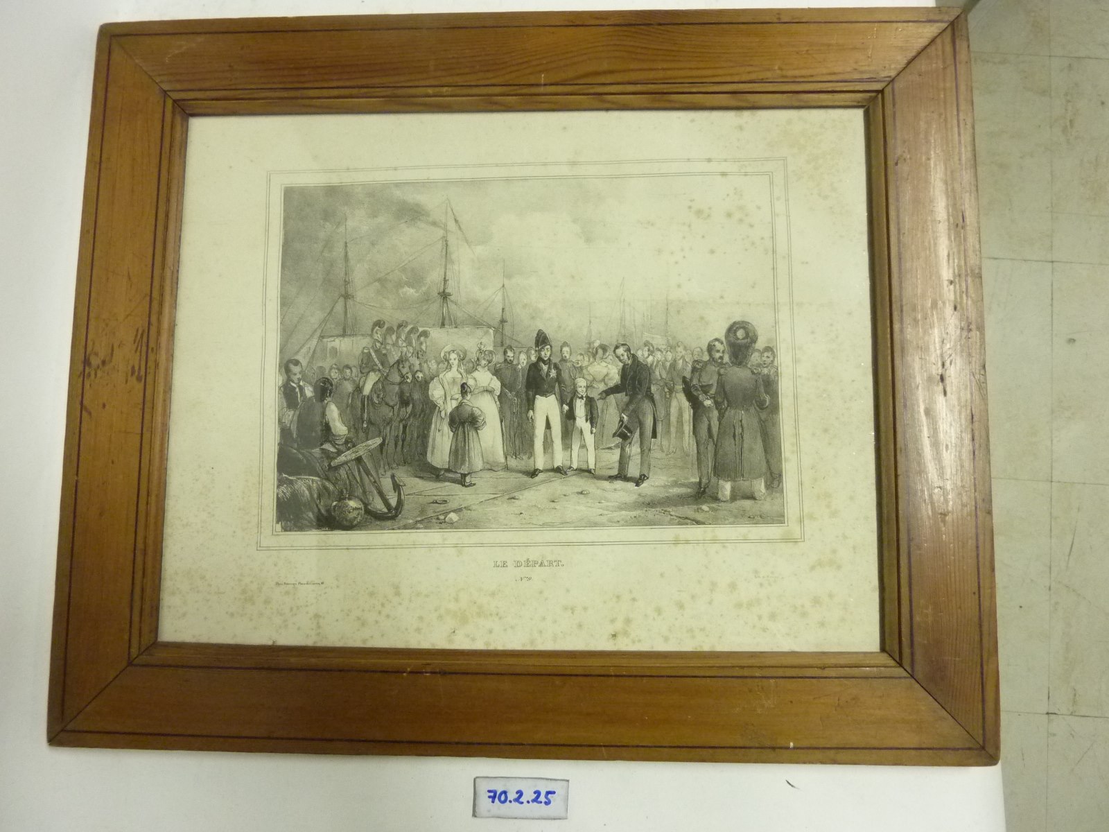 "Le Départ" ; Portrait de Charles X et sa famille