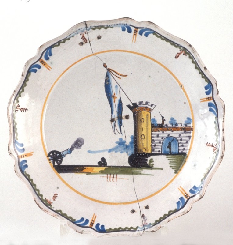 Assiette à décor révolutionnaire