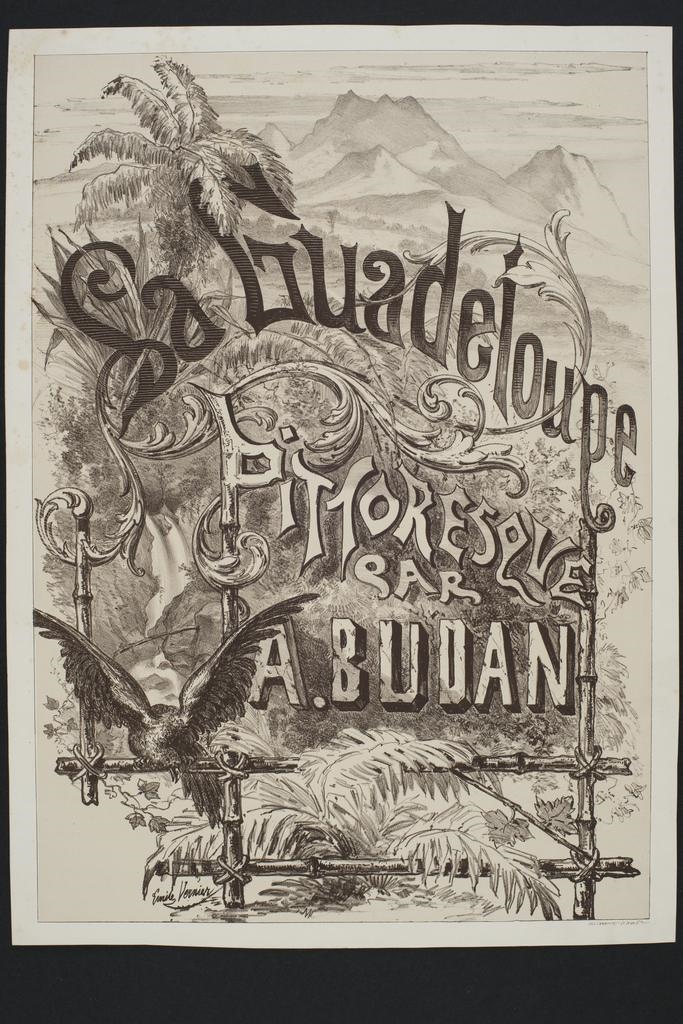 Vue de la Guadeloupe "La Guadeloupe pittoresque"