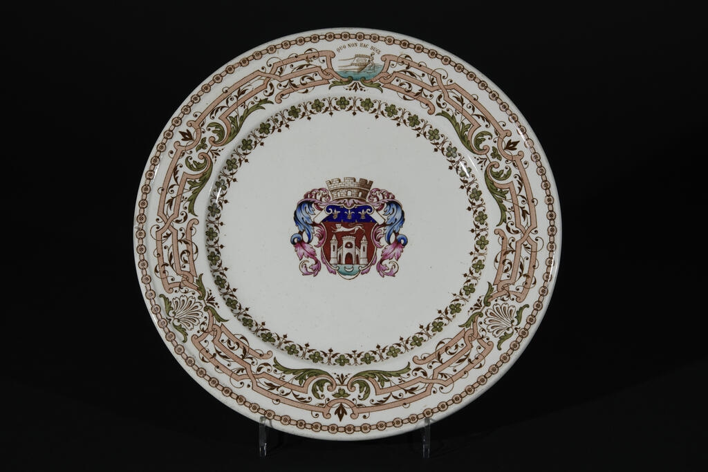 Assiette à dessert, Service de la Chambre du commerce