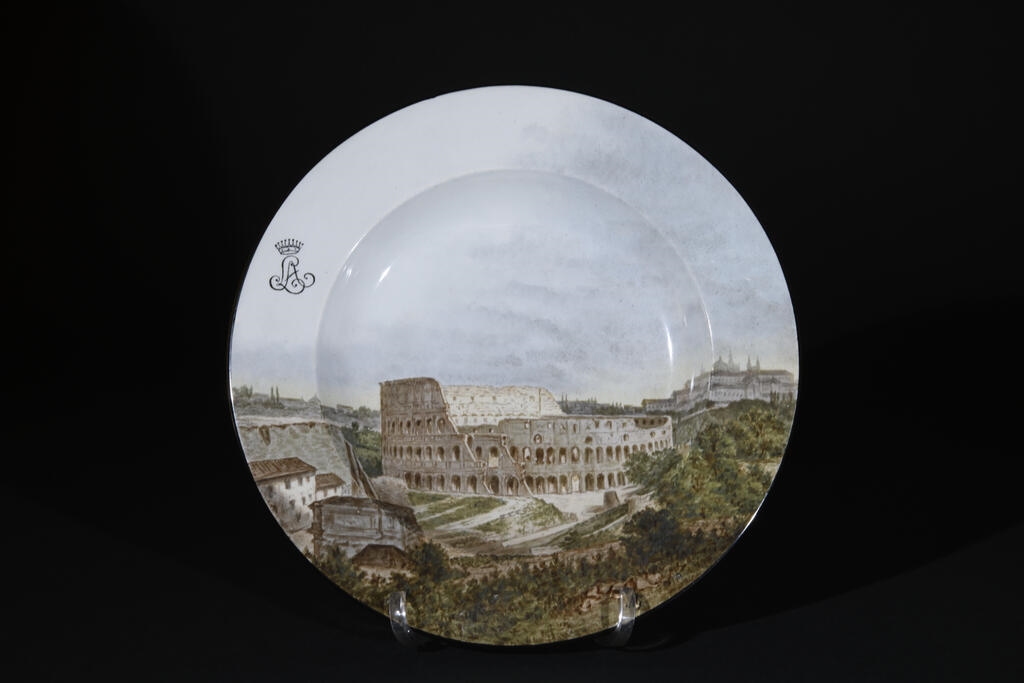 "Rome"/"Le Colysée" sic ; Service au Monogramme AL