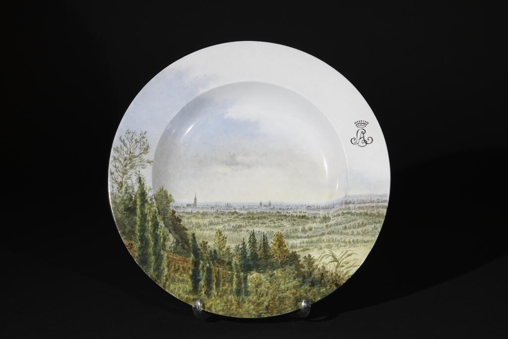 "Bordeaux" (Côteaux de Cenon) ; Service au Monogramme AL