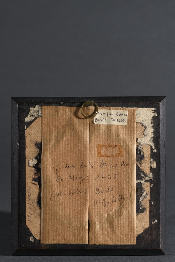 Portrait d'homme en miniature