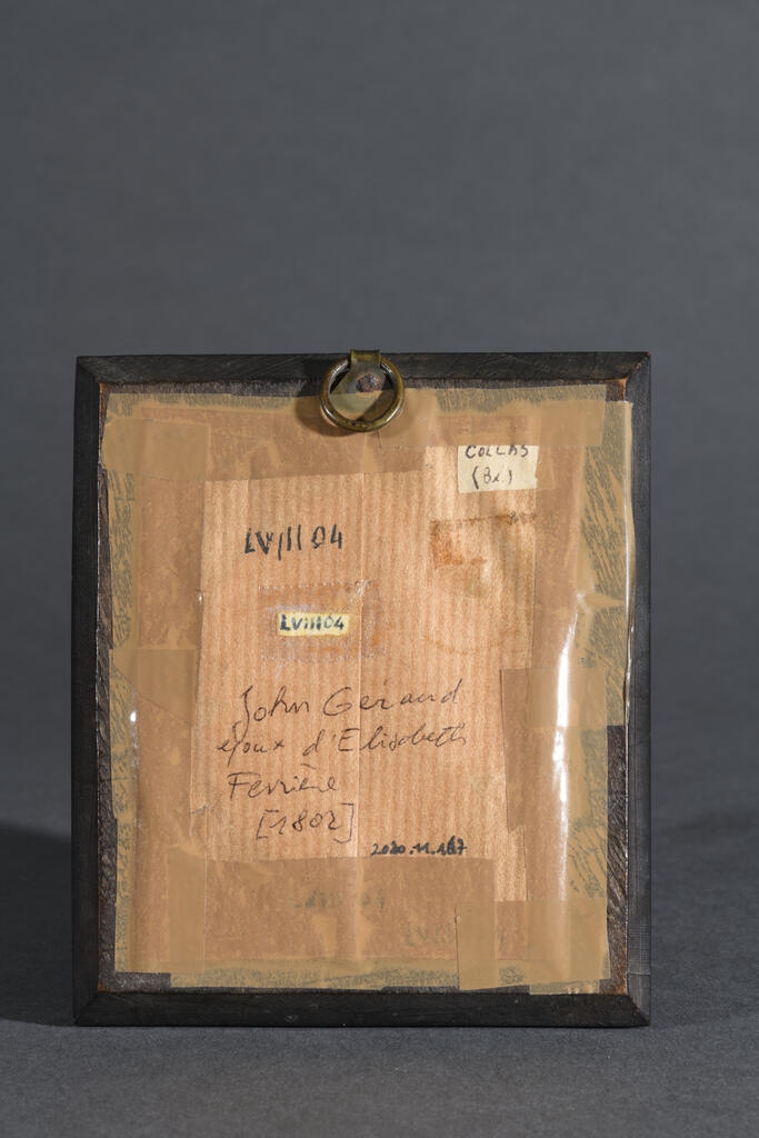 Portrait de John Geraud en miniature