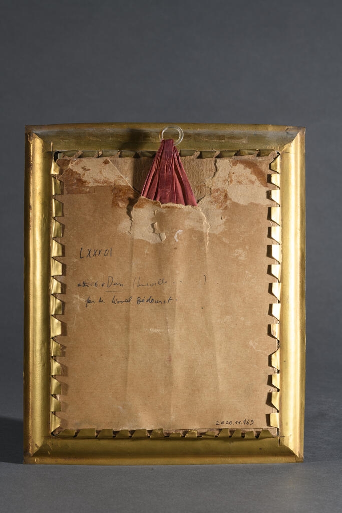 Portrait de femme en miniature