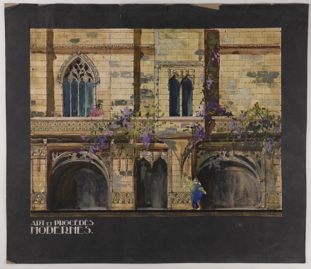 Projet de rideau de théâtre