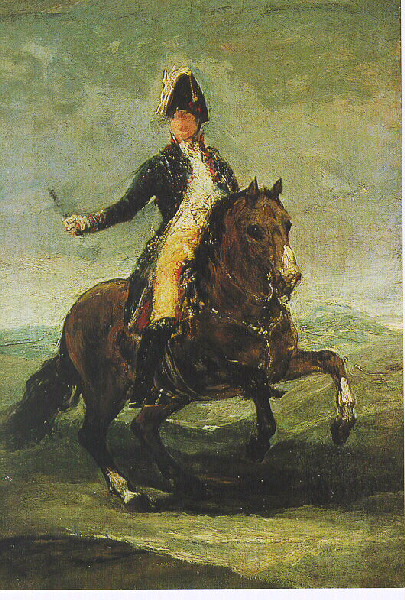 Portrait équestre de Ferdinand VII, Roi d'Espagne
