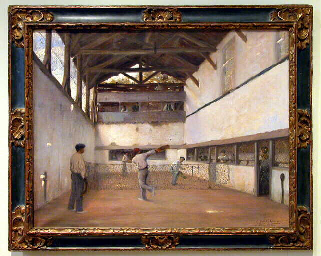 Partie de pasaka au trinquet de Saint-Jean-de-Luz