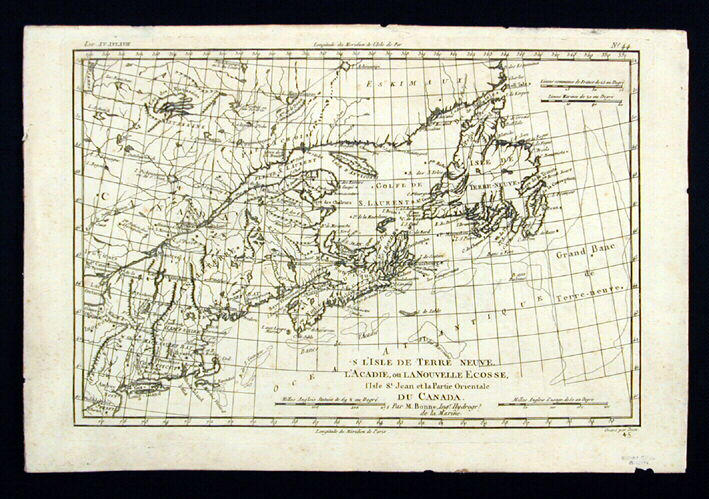 L'Isle de Terre-Neuve, l'Acadie ou la Nouvelle Ecosse, l'Isle St Jean et la partie orientale du Canada