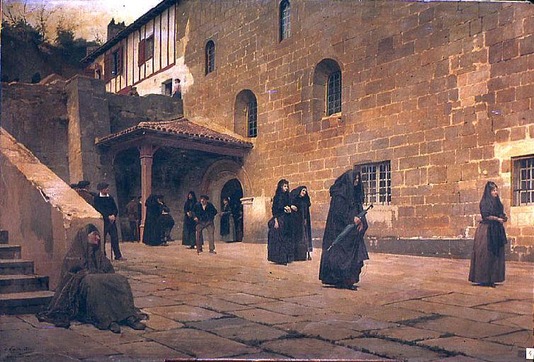 La Sortie de l'église de Ciboure