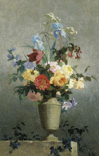 Fleurs dans un vase