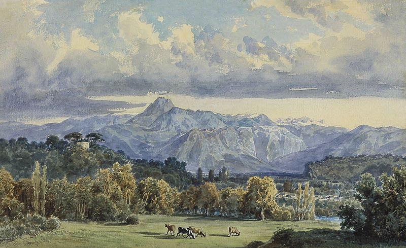 Environs de Pau, château de Bizanos