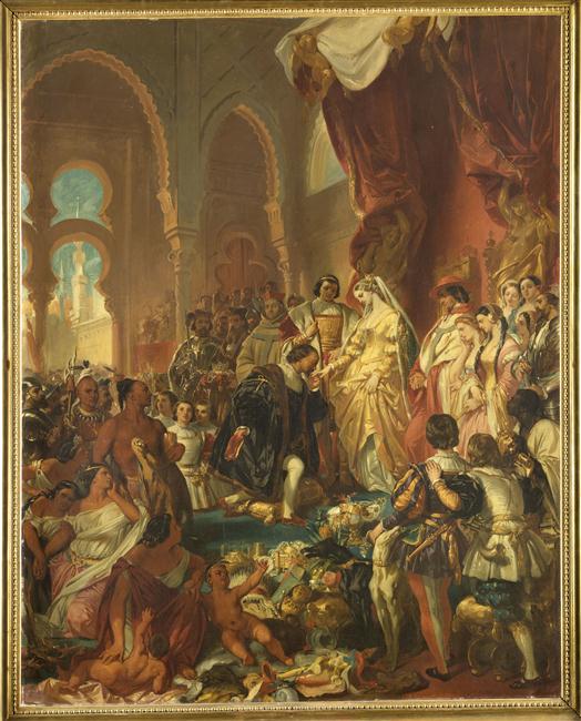 Christophe Colomb à la cour de Ferdinand et Isabelle