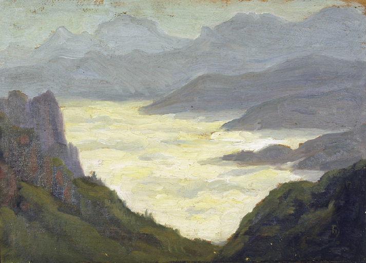 Mer de nuage, vue d'Ansabère
