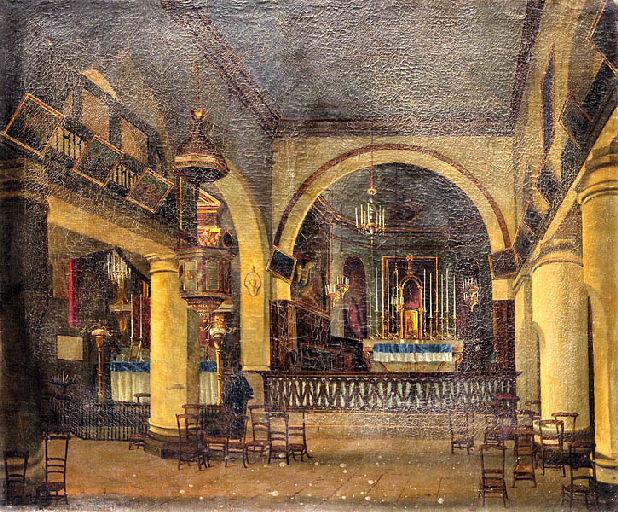 Intérieur de l'église Saint Martin à Pau