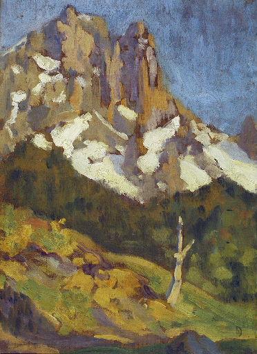 Pic du Midi d'Ossau vu de Biousartigues