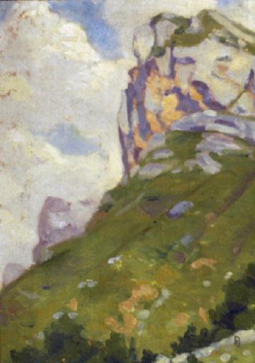 Rochers dans le cirque de Lescun